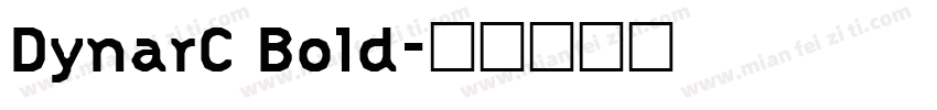 DynarC Bold字体转换